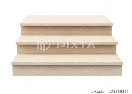 Wood Staircase 125289825