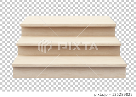 Wood Staircase 125289825