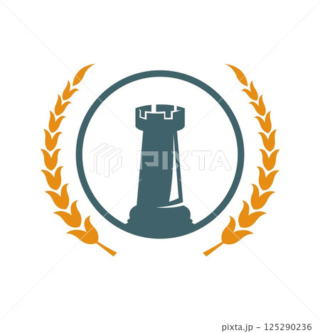 Chess piece logo design Chess piece logo design 125290236