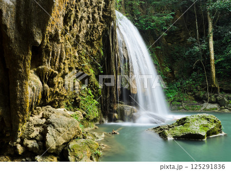 Exotic deep forest waterfall in Thailand Exotic deep forest waterfall in Thailand 125291836