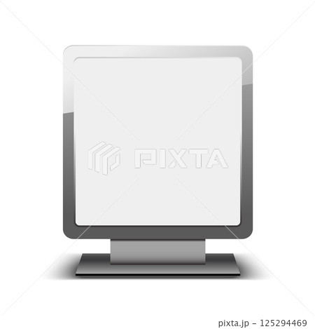 Blank city lightbox template. Blank billboard and outdoor advertisement template isolated. Design element in vector. Blank city lightbox template. Blank billboard and outdoor advertisement template isolated. Design element in vector. 125294469