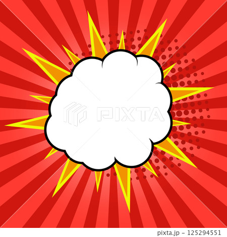 Comic speech bubble, comic background Comic speech bubble, comic background 125294551