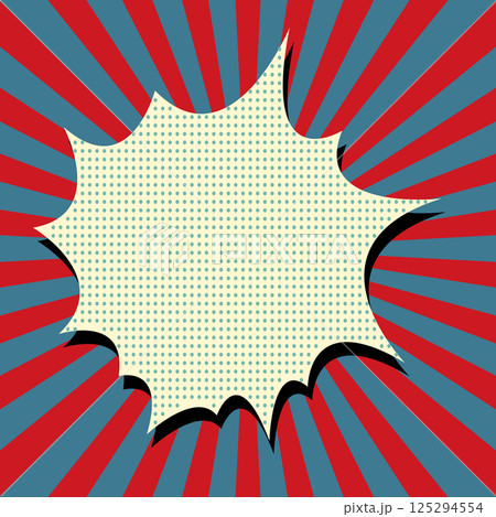Comic speech bubble, comic background Comic speech bubble, comic background 125294554