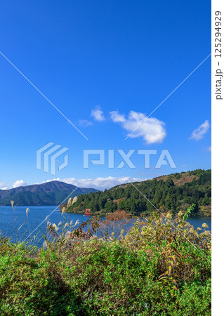 箱根芦ノ湖を望む静かな秋のひととき 箱根芦ノ湖を望む静かな秋のひととき 125294929