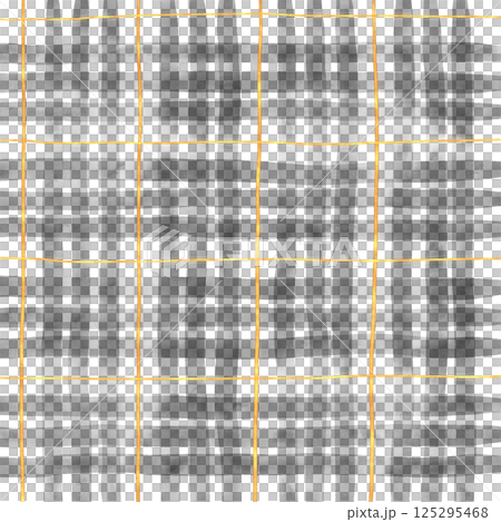 Gold Black Plaid Tartan Gingham Check Hand Drawn Background Pattern Overlay Gold Black Plaid Tartan Gingham Check Hand Drawn Background Pattern Overlay 125295468