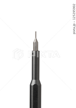 Iron bit with screwdriver on Isolated on white background 125295902