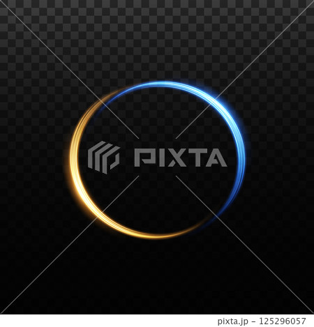 A Chic and Stylish Blue and Gold Circular Design Featuring a Beautiful Gradient Effect for Visual Appeal A Chic and Stylish Blue and Gold Circular Design Featuring a Beautiful Gradient Effect for Visual Appeal 125296057