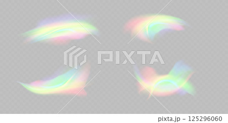A Collection of Colorful Fluid Abstract Design Elements Perfectly Suited for Various Creative Projects 125296060