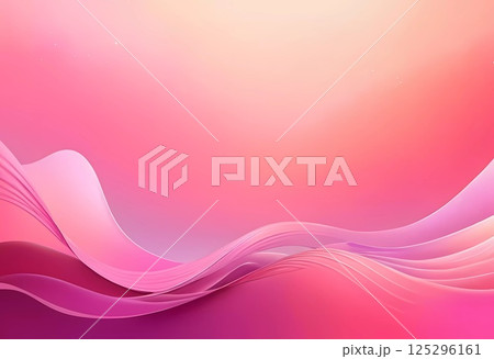 Gentle pink waves form a captivating abstract pattern, flowing seamlessly across the canvas Generative AI Gentle pink waves form a captivating abstract pattern, flowing seamlessly across the canvas Generative AI 125296161