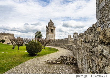 Church of Santa Maria da Alcacova in Castle of Montemor-o-Velho town, Coimbra District of Portugal 125296774