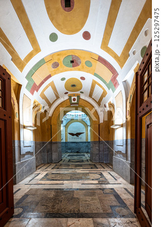 Elvas, Portugal - Apr 02, 2025: Interior of the Fort Nossa Senhora da Graca at Elvas in Alentejo, Portugal. 125297475