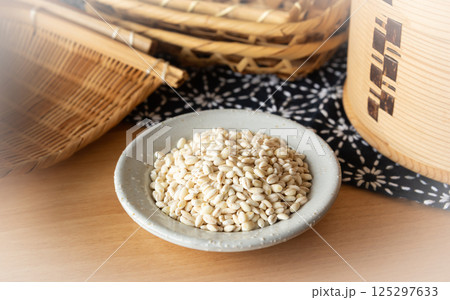 もち麦　健康管理　ヘルシー 125297633