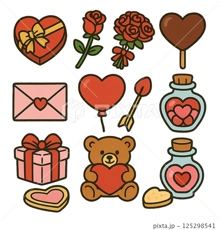 バレンタインデーセット バレンタインデーセット 125298541