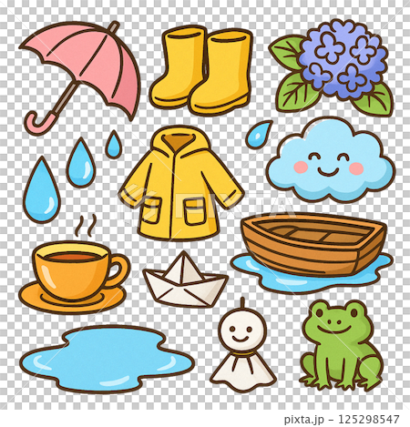 雨季素材套裝 125298547