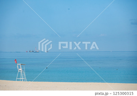 夏の始まりを感じる海辺の風景 125300315