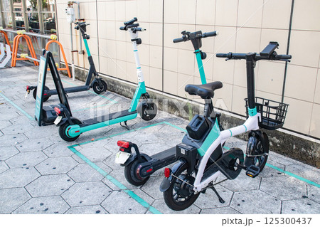 電動キックボード&電動自転車・シェアリングサービス・ポート 125300437