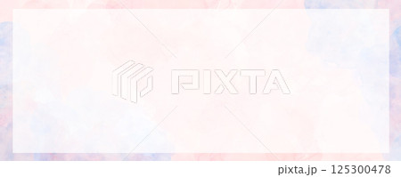 幻想的なカラフルなテクスチャ水彩背景 125300478