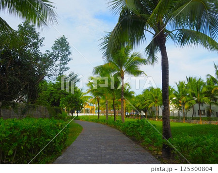 ベトナム、ダナンのリゾートホテルの風景 ベトナム、ダナンのリゾートホテルの風景 125300804