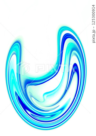 流動性のある青いグラデーション 流動性のある青いグラデーション 125300914