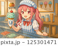 アイスクリーム屋バイトガール 125301471