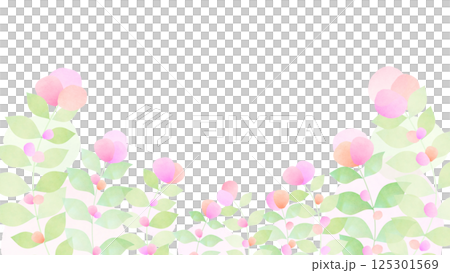 Cute spring flower frame 2 125301569