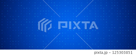 Blue glowing dot grid background. Dotted tech square network backdrop. Abstract checkered dashboard pattern for science, technology, business, healthcare, medicine design template. Vector Blue glowing dot grid background. Dotted tech square network backdrop. Abstract checkered dashboard pattern for science, technology, business, healthcare, medicine design template. Vector 125303851