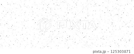 Seamless splattered speckle texture. Grunge splashed dot repeating wallpaper. Distressed grain noisy dirt background. Tiny particles, mottles and sprinkles overlay backdrop. Vector dust grit texture 125303871