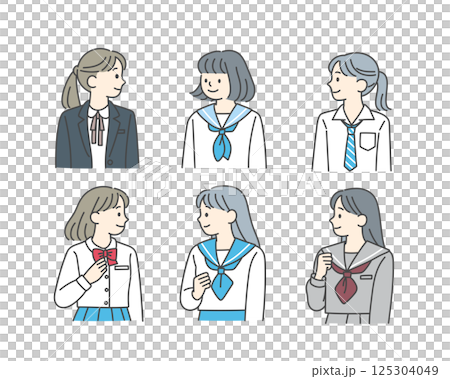 穿制服的女學生的個人資料 125304049