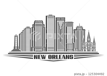 Vector illustration of New Orleans Vector illustration of New Orleans 125304492