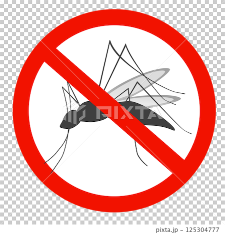 Malaria awareness illustration 125304777