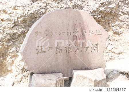江の島稚児が淵　石板 125304857
