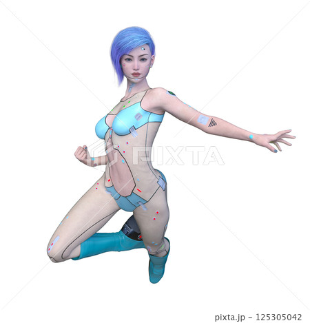 女性サイボーグ 125305042