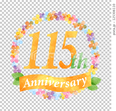 115周年の花リースフレーム 115周年の花リースフレーム 125306110