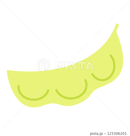 柔らかい色の野菜イラスト 枝豆 柔らかい色の野菜イラスト 枝豆 125306201