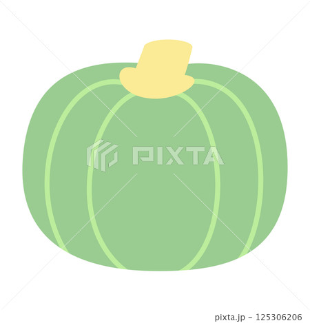 柔らかい色の野菜イラスト かぼちゃ 柔らかい色の野菜イラスト かぼちゃ 125306206