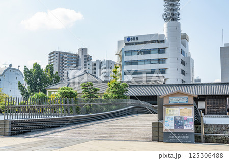 長崎県長崎市 人気の観光地 出島と周辺の街並み 長崎県長崎市 人気の観光地 出島と周辺の街並み 125306488
