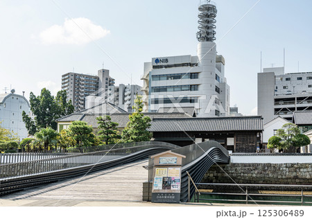 長崎県長崎市 人気の観光地 出島と周辺の街並み 長崎県長崎市 人気の観光地 出島と周辺の街並み 125306489