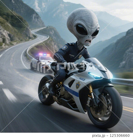 白バイグレイ 125306660