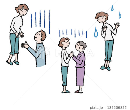 家族の日常生活、夫婦、姑、嫁、困る 125306825