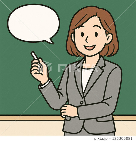 先生が何か言っている 125306881