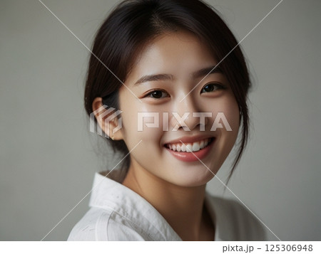 笑顔が素敵な女性 125306948
