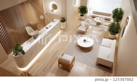 おしゃれで明るい受付 おしゃれで明るい受付 125307802