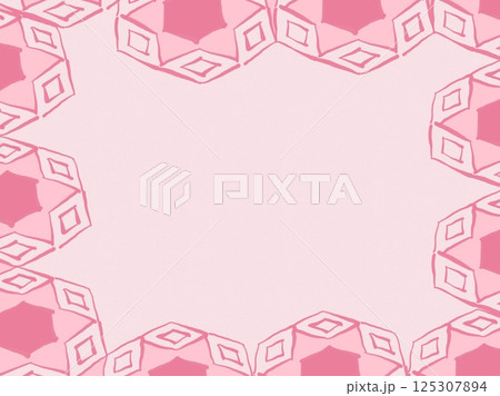 手描きの 手描き 枠 125307894