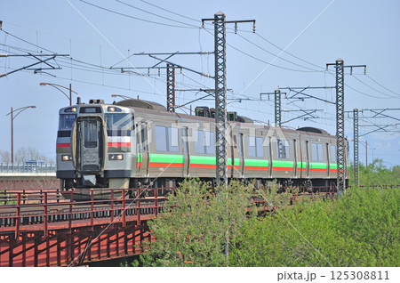 函館本線　豊幌ー江別　JR北海道　731系　G-113編成（札幌） 125308811