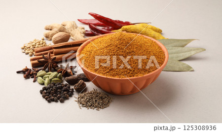 Whole & Powder Spices for curry masala. 125308936
