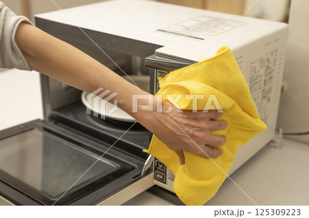 電子レンジクリーニング 電子レンジクリーニング 125309223