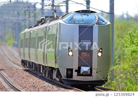 千歳線　島松－北広島　JR北海道　789系1000番台　HL-1006編成（札幌）　エアポート 125309824