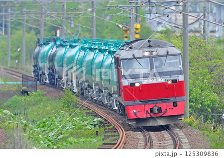 千歳線　北広島－島松　JR貨物　DF200-10（鷲別） 125309836
