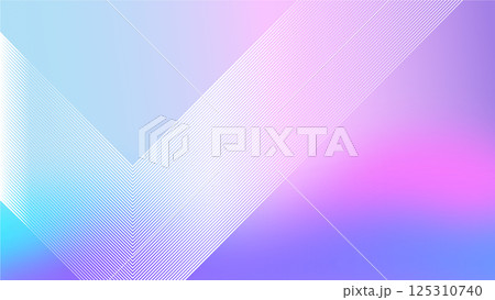 グラデとV字のモチーフを組み合わせた背景画像 グラデとV字のモチーフを組み合わせた背景画像 125310740