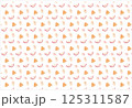 カットフルーツのパターン素材 125311587